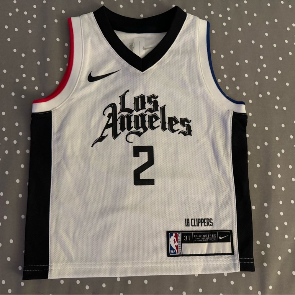 Nike Authentic LA Clippers 2 Leonard Jersey size 3T